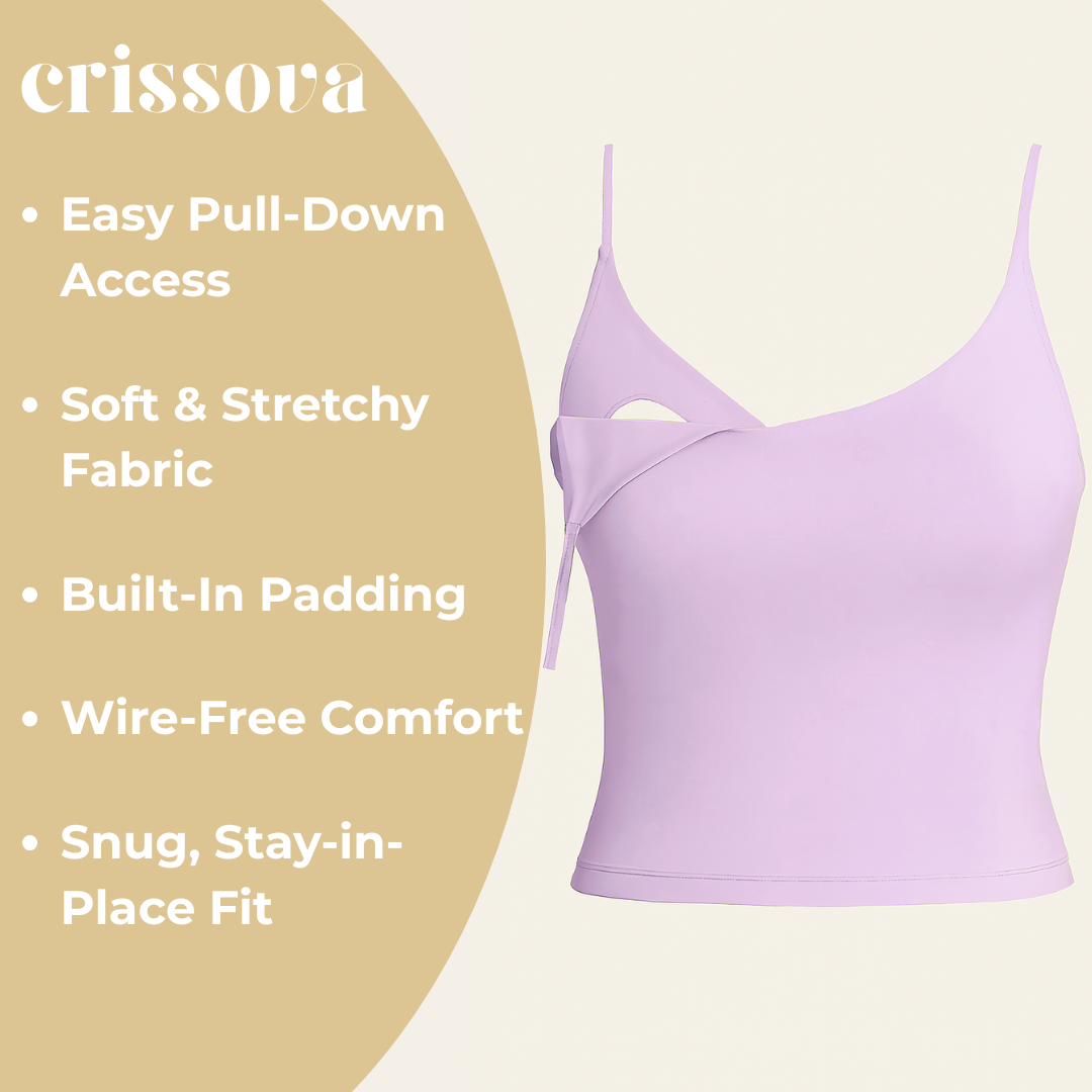 Crissova V-Latch™ Nursing Top